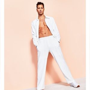 Royalty Maluma X Macys Men's Crown Embossed French Terry Jacket